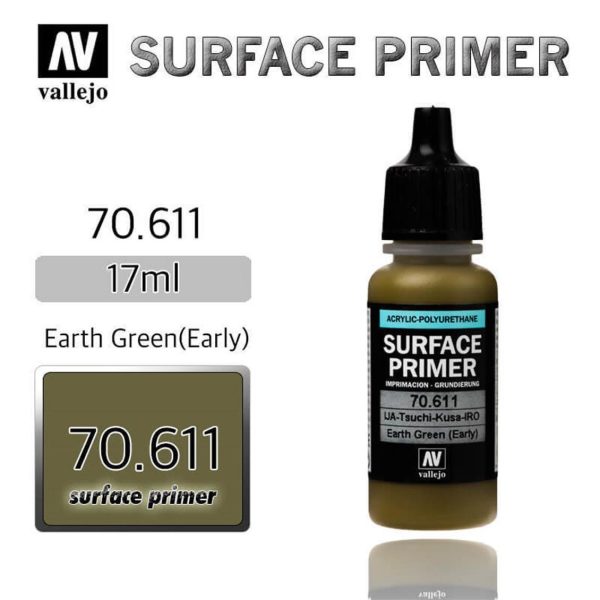17 ml. IJA Tsuchi Kusa Iro Earth Gr Astar Maket Boyası, Vallejo 70611