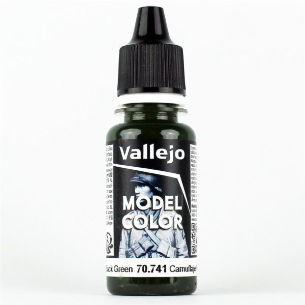 17 ml. (109) Cam. Black Green Model Color Serisi Maket Boyası, Vallejo 70741