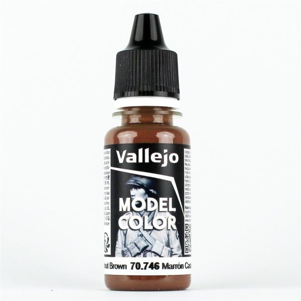 17 ml. (016) Chestnut Brown Model Color Serisi Maket Boyası, Vallejo 70746