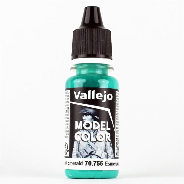 17 ml. (074) Light Emerald Model Color Serisi Maket Boyası, Vallejo 70755