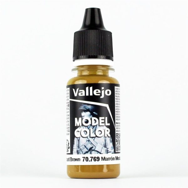 17 ml. (148) Mustard Brown Model Color Serisi Maket Boyası, Vallejo 70769