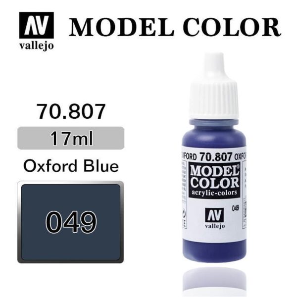 17 ml. (49) Oxford Blue-Matt Model Color Serisi Maket Boyası, Vallejo 70807