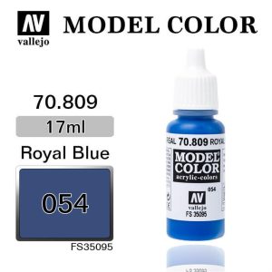17 ml. (54) Royal Blue-Matt Model Color Serisi Maket Boyası, Vallejo 70809