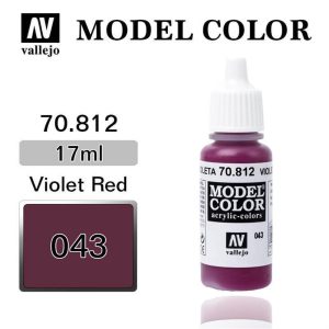 17 ml. (43) Violet Red-Matt Model Color Serisi Maket Boyası, Vallejo 70812