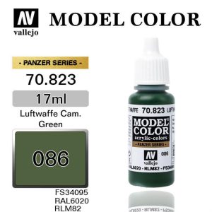 17 ml. (86) Luftwaffe Cam.Green-Matt Model Color Serisi Maket Boyası, Vallejo 70823