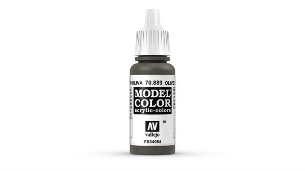 17 ml. (91) Olive Brown-Matt Model Color Serisi Maket Boyası, Vallejo 70889