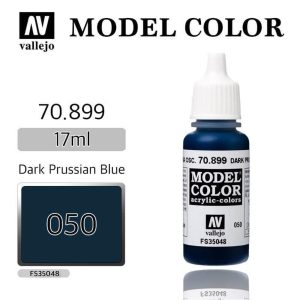 17 ml. (50) Dark Prussian Blue-Matt Model Color Serisi Maket Boyası, Vallejo 70899