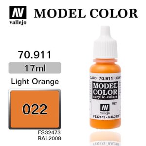 17 ml. (22) Light Orange-Matt Model Color Serisi Maket Boyası, Vallejo 70911