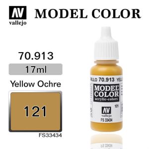 17 ml. (121) Yellow Ochre-Matt Model Color Serisi Maket Boyası, Vallejo 70913