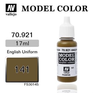 17 ml. (141) English Uniform-Matt Model Color Serisi Maket Boyası, Vallejo 70921