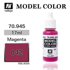 17 ml. (42) Magenta-Matt Model Color Serisi Maket Boyası, Vallejo 70945