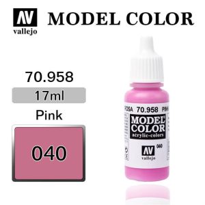 17 ml. (40) Pink-Matt Model Color Serisi Maket Boyası, Vallejo 70958