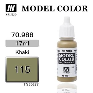 17 ml. (115) Khaki-Matt Model Color Serisi Maket Boyası, Vallejo 70988