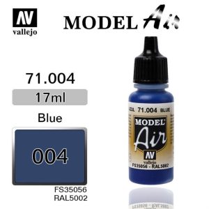 17 ml. Blue Model Air Serisi Maket Boyası, Vallejo 71004