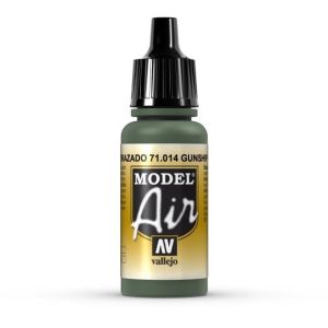 17 ml. Gunship Green Model Air Serisi Maket Boyası, Vallejo 71014