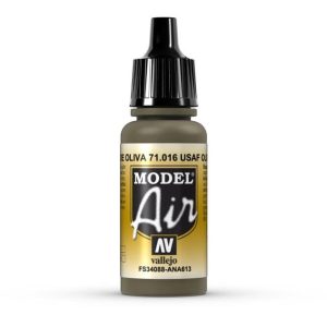 17 ml. USAF Olive Drab Model Air Serisi Maket Boyası, Vallejo 71016