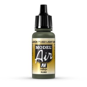 17 ml. Light Green RLM82 Model Air Serisi Maket Boyası, Vallejo 71022