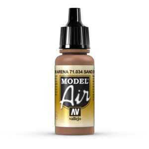17 ml. Kum Kahverengisi Model Air Serisi Maket Boyası, Vallejo 71034