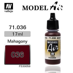 17 ml. Mahagony Model Air Serisi Maket Boyası, Vallejo 71036