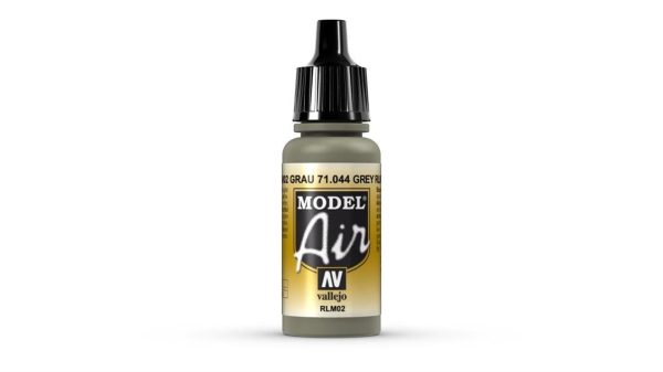 17 ml. Grey RLM02 Model Air Serisi Maket Boyası, Vallejo 71044