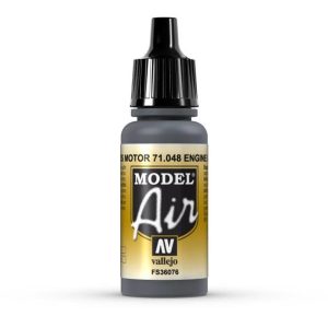 17 ml. Engine Grey Model Air Serisi Maket Boyası, Vallejo 71048