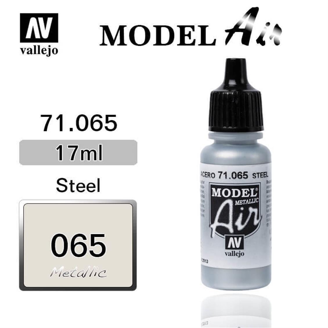 17 ml. Steel Model Air Serisi Maket Boyası, Vallejo 71065