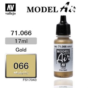 17 ml. Altın Model Air Serisi Maket Boyası, Vallejo 71066