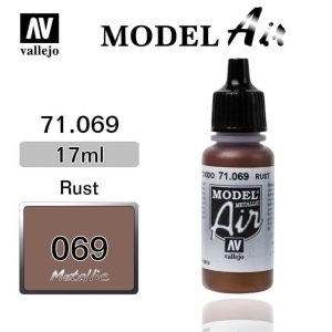17 ml. Rust Model Air Serisi Maket Boyası, Vallejo 71069