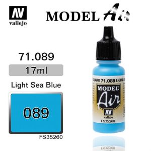 17 ml. Light Sea Blue Model Air Serisi Maket Boyası, Vallejo 71089