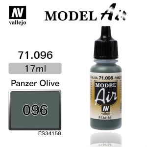 17 ml. Olive Grey Model Air Serisi Maket Boyası, Vallejo 71096
