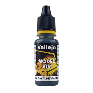 17 ml. Medium Gunship Gray Model Air Serisi Maket Boyası, Vallejo 71097