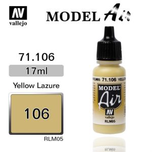 17 ml. IVory RLM05 Model Air Serisi Maket Boyası, Vallejo 71106