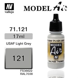 17 ml. Light Gull Gray Model Air Serisi Maket Boyası, Vallejo 71121