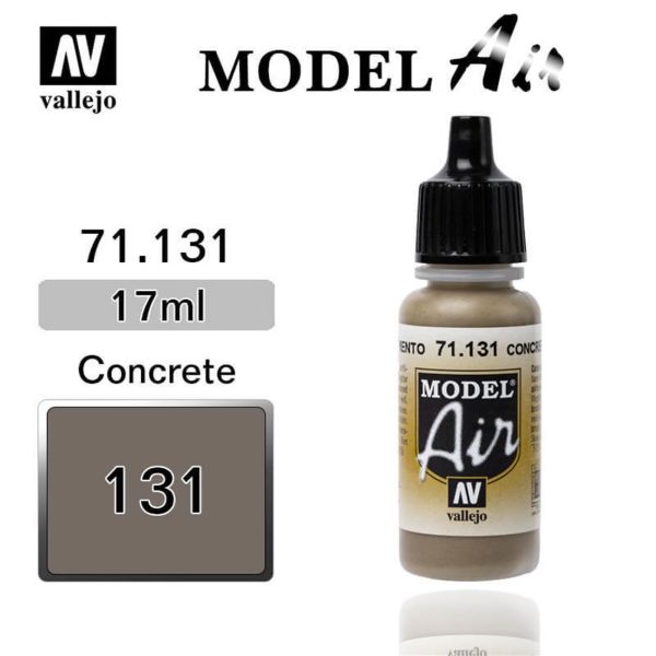17 ml. Concrete Model Air Serisi Maket Boyası, Vallejo 71131