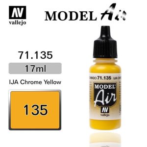 17 ml. IJA Chrome Yellow Model Air Serisi Maket Boyası, Vallejo 71135