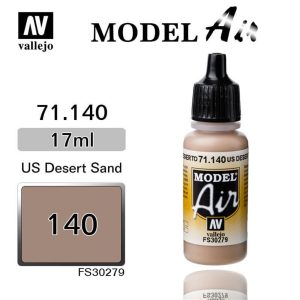 17 ml. US Desert Sand Model Air Serisi Maket Boyası, Vallejo 71140