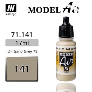 17 ml. IDF Sand Gray 73 Model Air Serisi Maket Boyası, Vallejo 71141