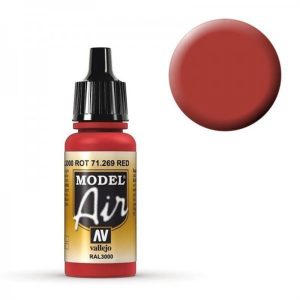17 ml. Red Model Air Serisi Maket Boyası, Vallejo 71269