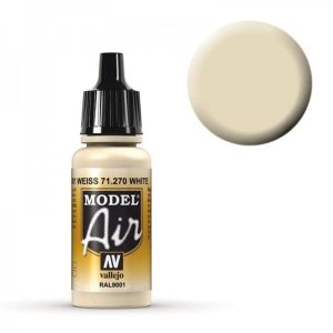 17 ml. White Model Air Serisi Maket Boyası, Vallejo 71270