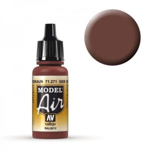 17 ml. Ger. Red Brown Model Air Serisi Maket Boyası, Vallejo 71271