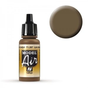17 ml. UJA Khaki Brown Model Air Serisi Maket Boyası, Vallejo 71287