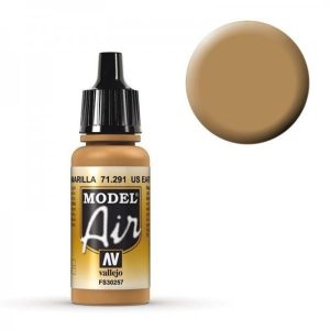 17 ml. US Earth Yellow Model Air Serisi Maket Boyası, Vallejo 71291
