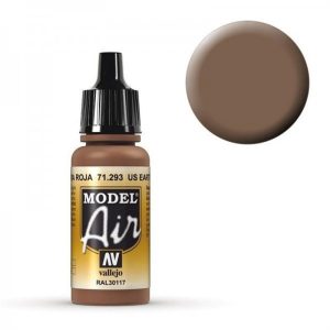 17 ml. US Earth Red Model Air Serisi Maket Boyası, Vallejo 71293