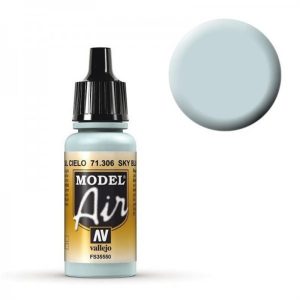 17 ml. Sky Blue Model Air Serisi Maket Boyası, Vallejo 71306