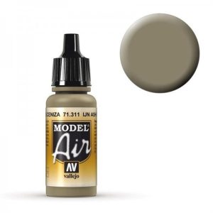 17 ml. IJN Ash Grey Model Air Serisi Maket Boyası, Vallejo 71311