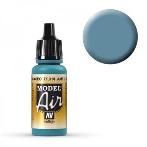17 ml. AMT-7 Greyish Blue Model Air Serisi Maket Boyası, Vallejo 71318
