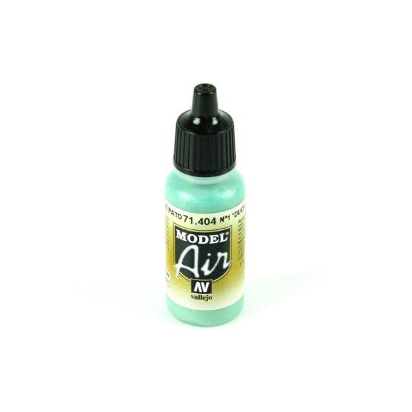 17 ml. Nº 1 Sky Blue 'Duck Egg Blue' Model Air Serisi Maket Boyası, Vallejo 71404