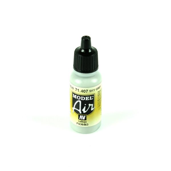 17 ml. Sky Grey Model Air Serisi Maket Boyası, Vallejo 71407