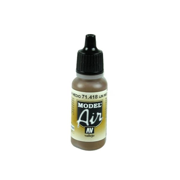 17 ml. IJN Medium Brown Model Air Serisi Maket Boyası, Vallejo 71418