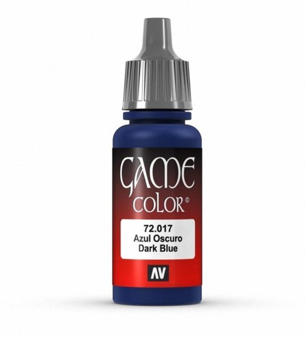 17 ml. Dark Blue Game Color Serisi Maket Boyası, Vallejo 72017
